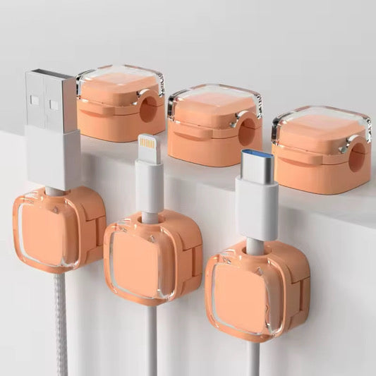 6 Pack Adhesive Cord Organizer