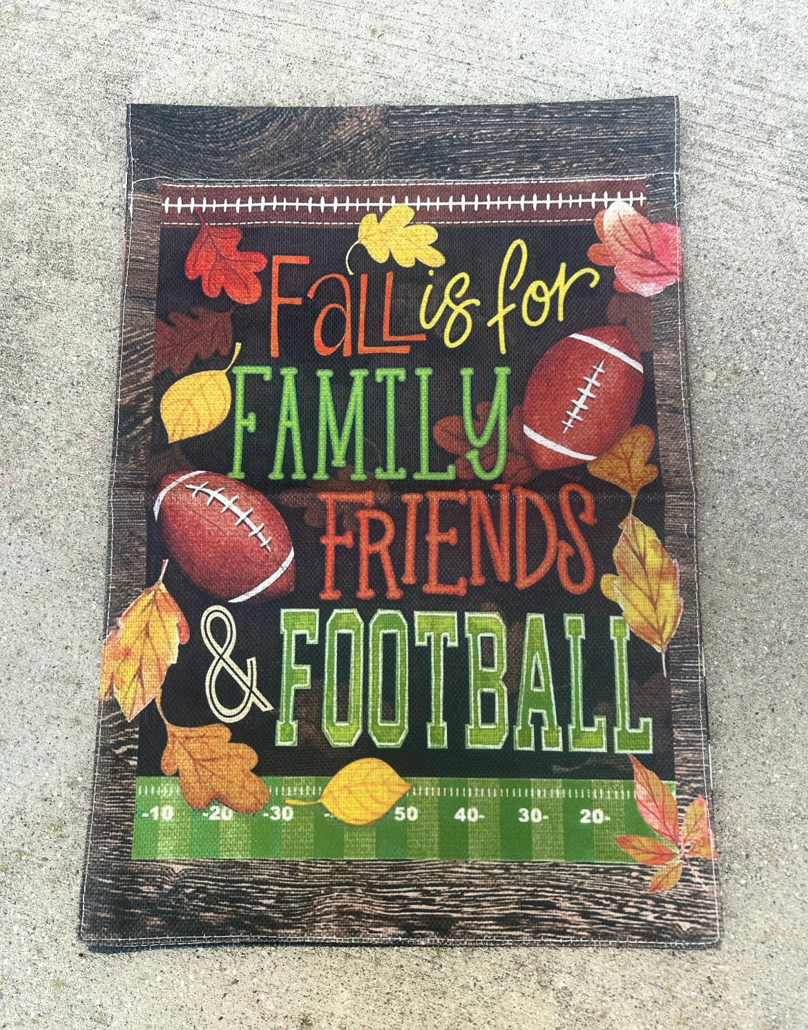 Game Day Football Themed Garden Flags