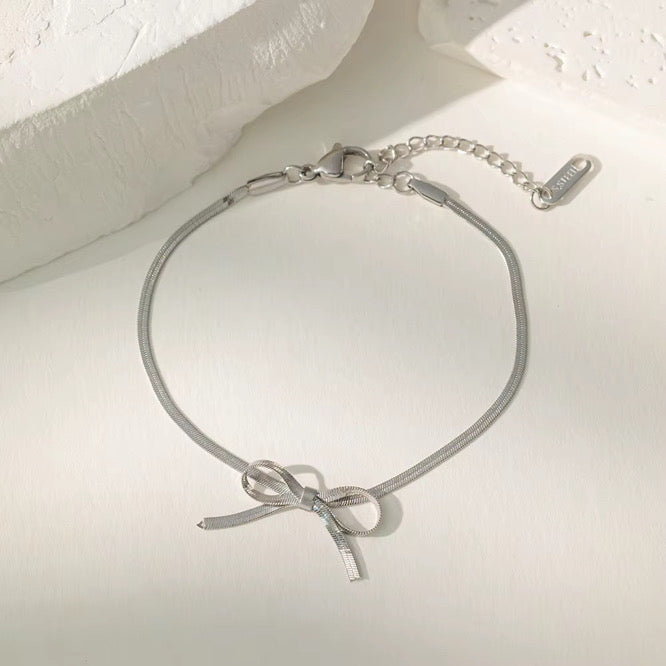 Bowknot Stainless Steel Bracelet