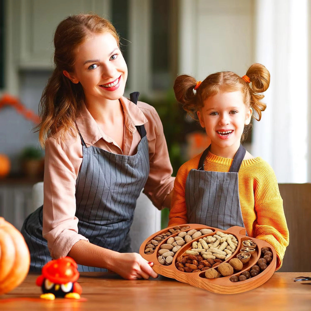 Pass The Pumpkin Pumpkin Serving Tray