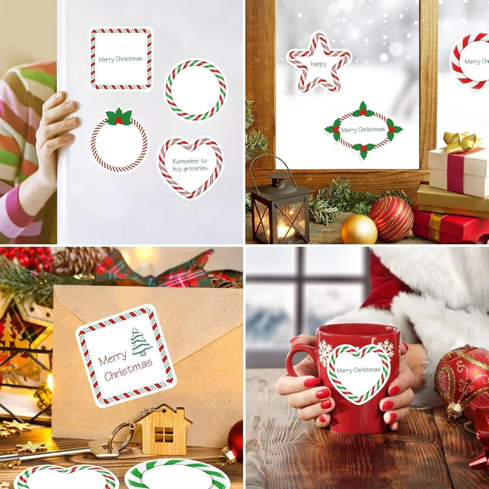 12 Piece Christmas Themed Sticky Notepad Set