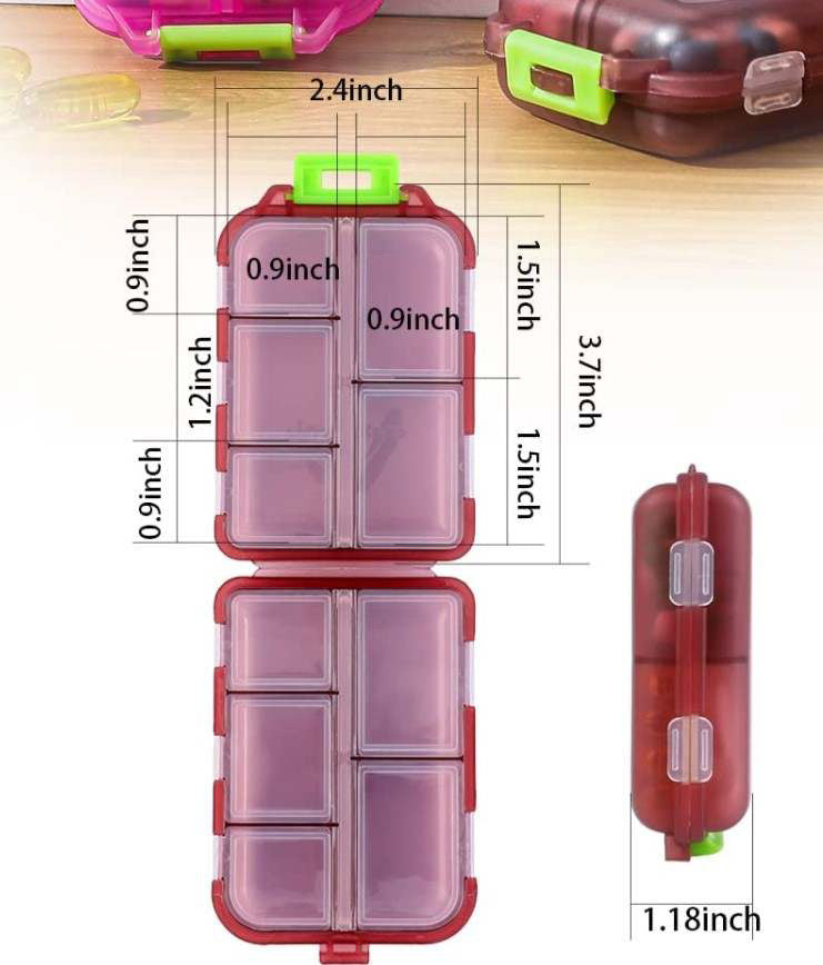 Multi Compartment Medicine Container