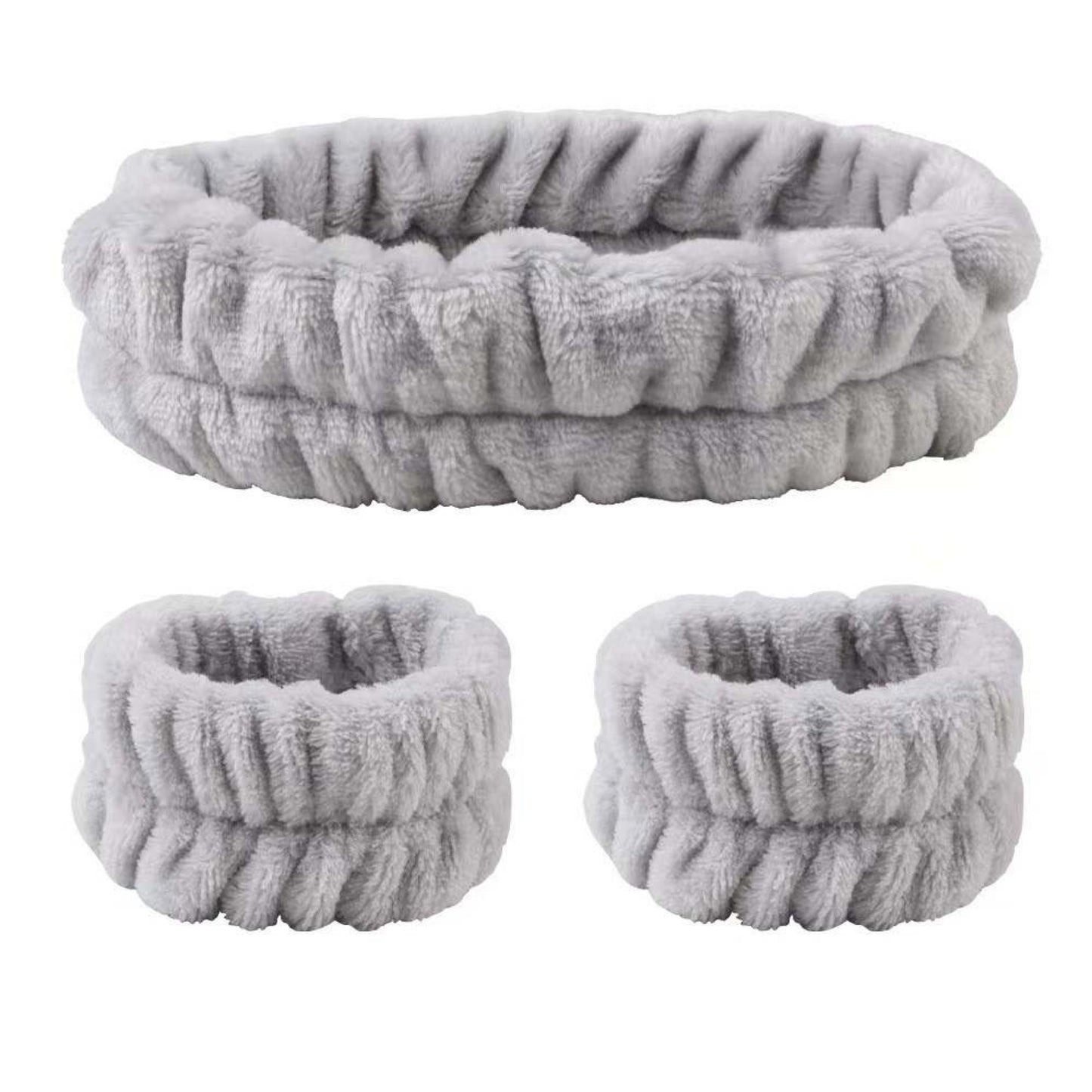 Face Wash Headband And Wristband set