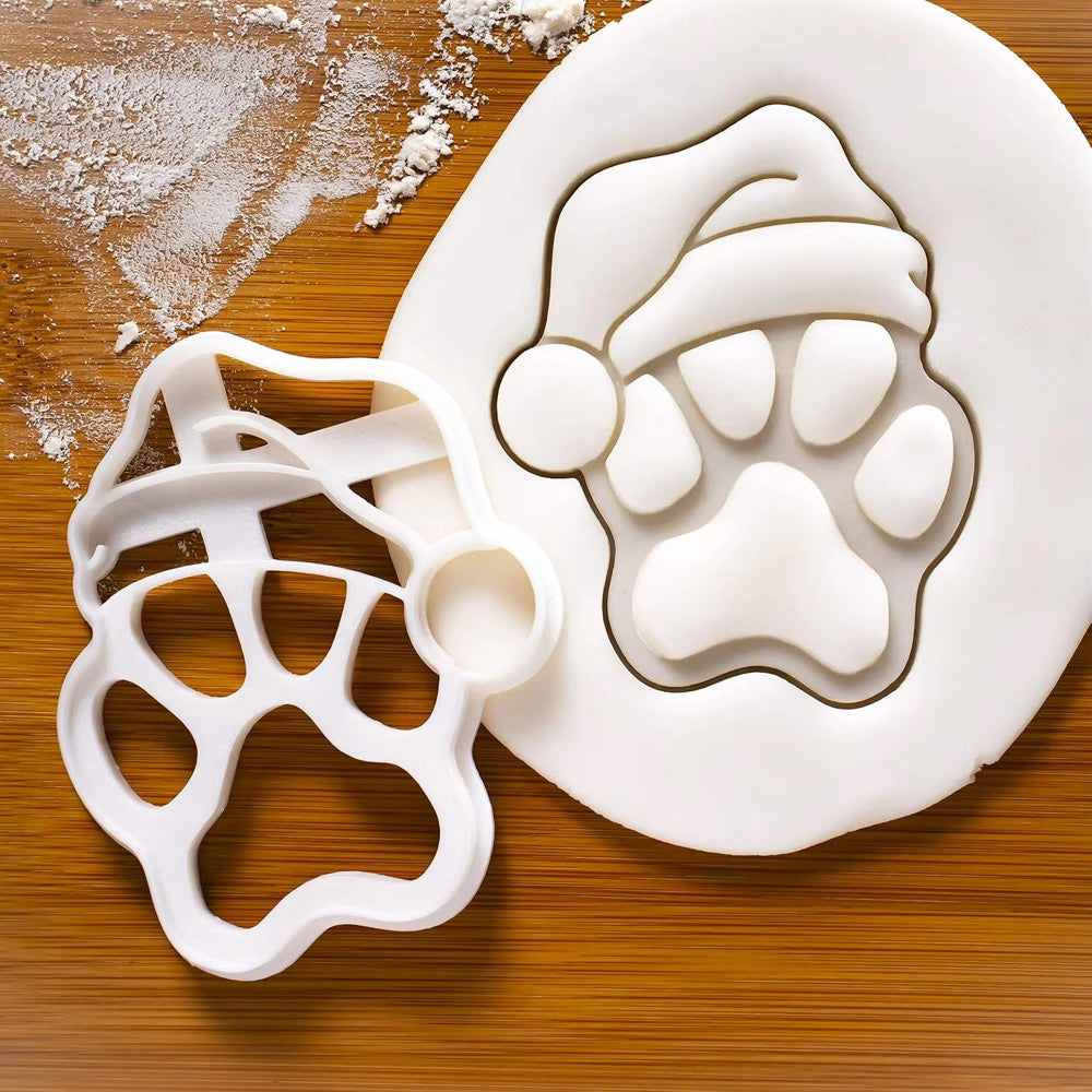Merry Pawmas Paw Cookie Cutter
