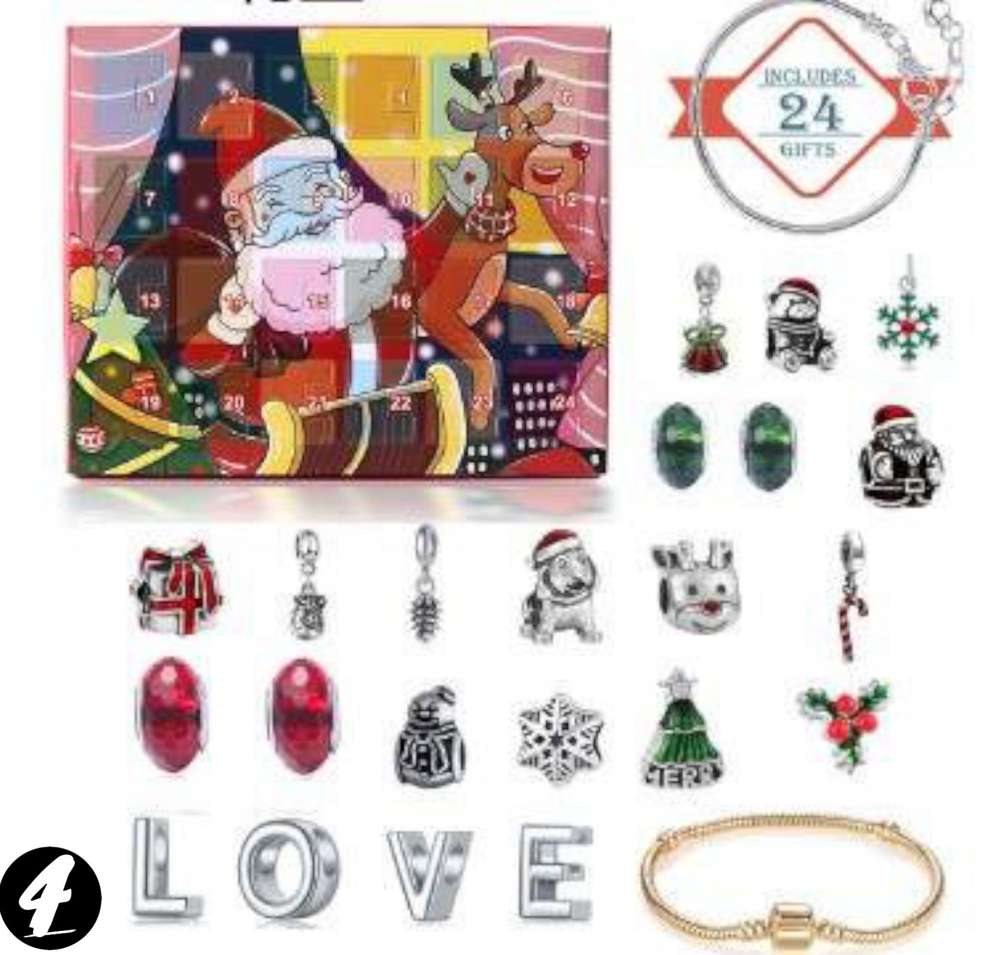 Holiday Advent Bracelet Set