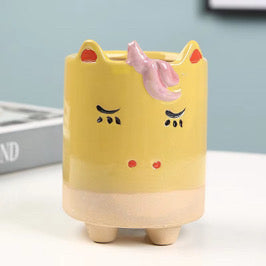 Animal Friends Ceramic Pot