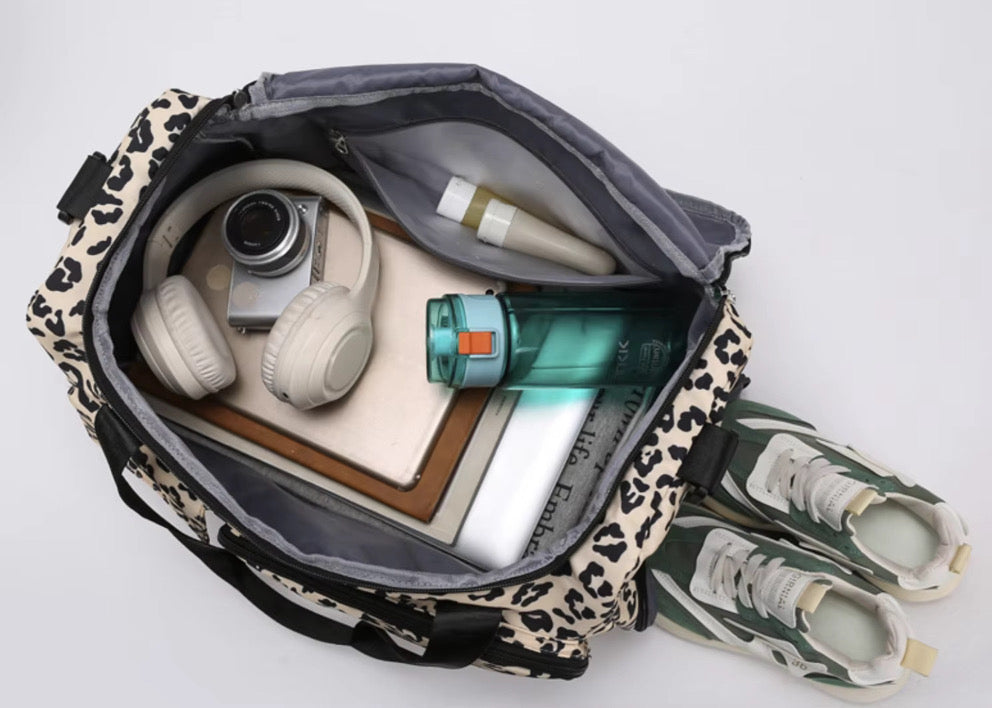 Leopard Duffle Bag