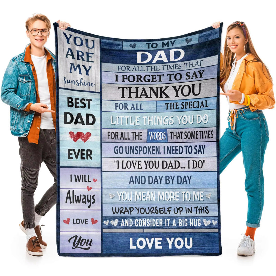 Fathers Day Blanket