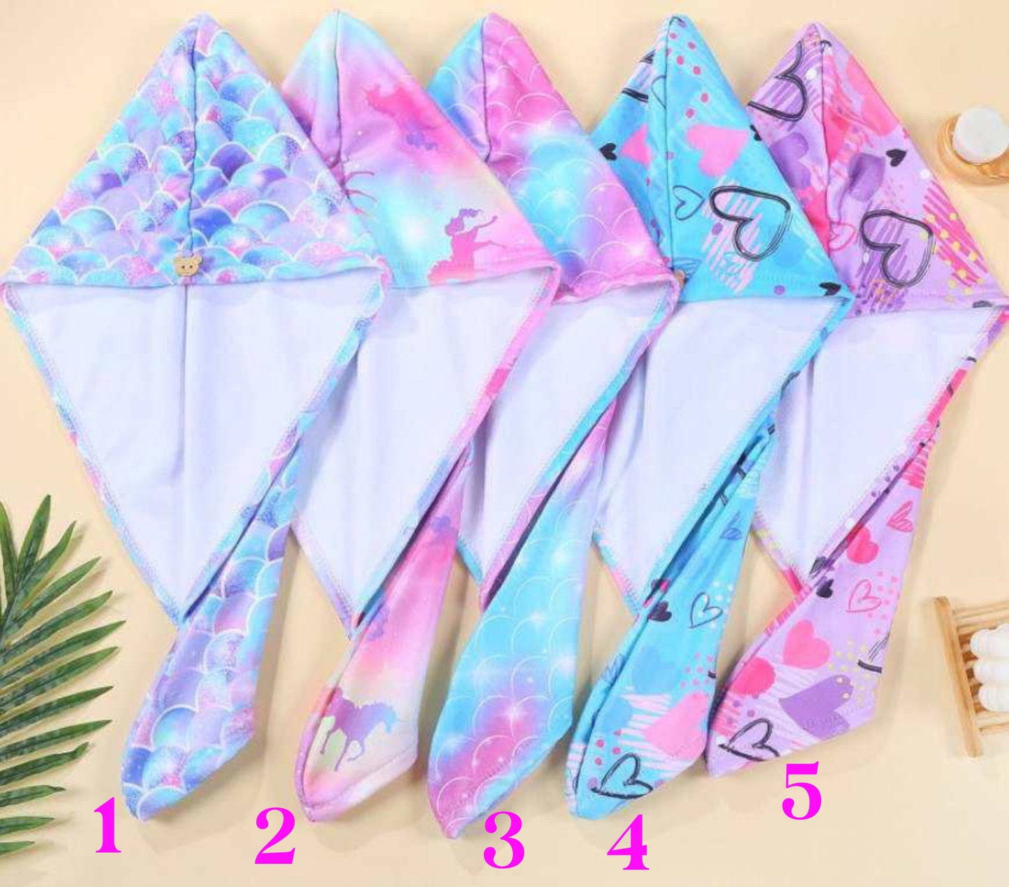 Kids Hair Towels