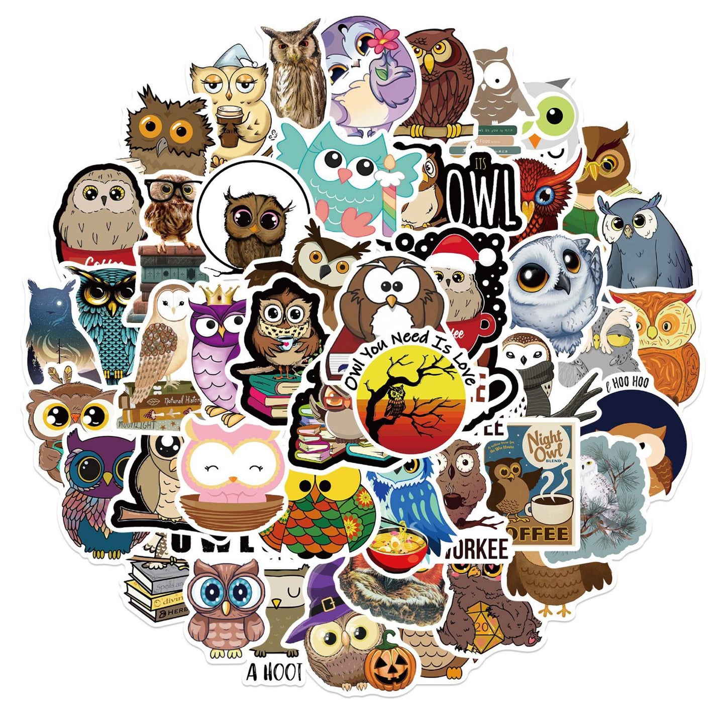 Owl Vinyl Stickers