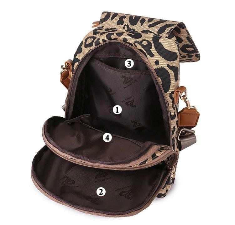 Leopard Backpacks