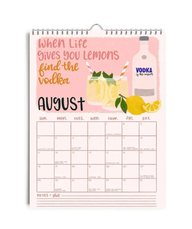Here We Go Again 2025 Calendar