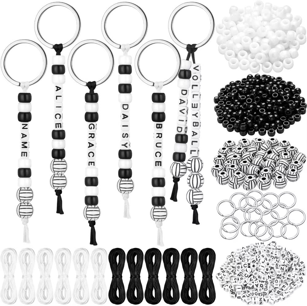 Volleyball Themed Keychain Kit