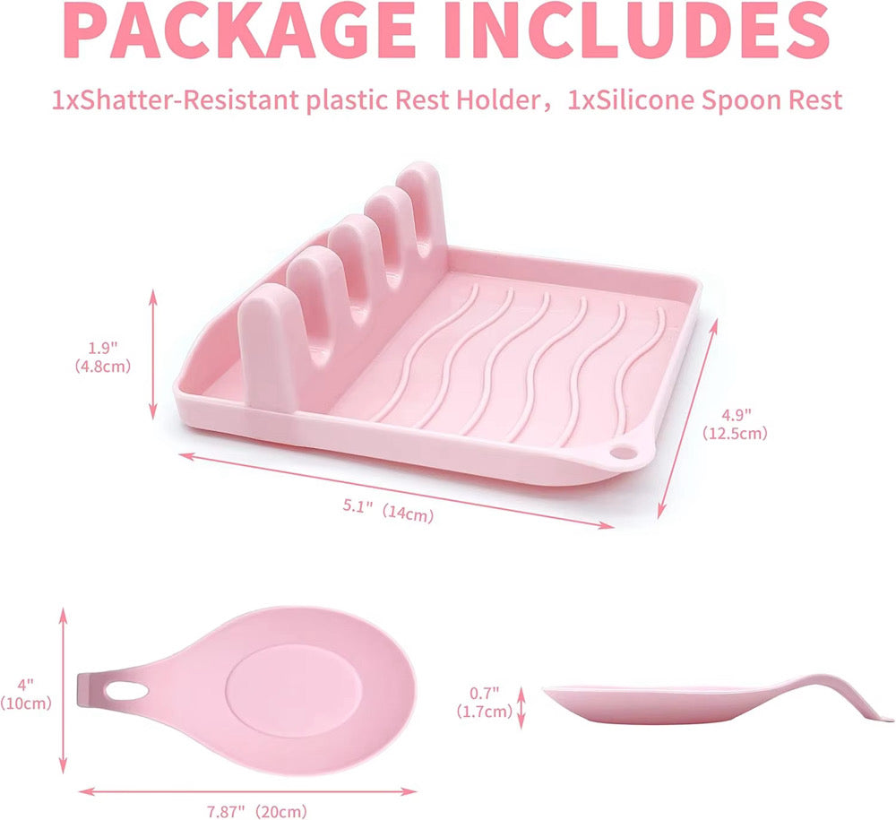 Utensil Rest And Spoon Rest Set