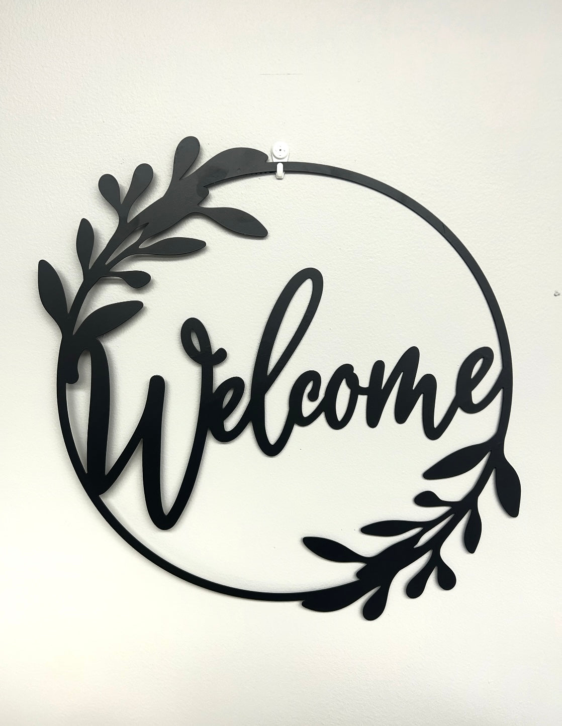 Metal Welcome Sign
