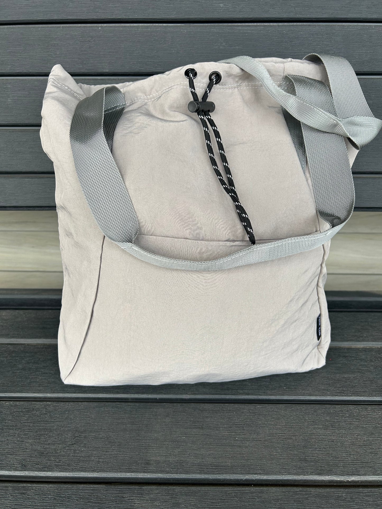 Tag Along Drawstring Tote Bag
