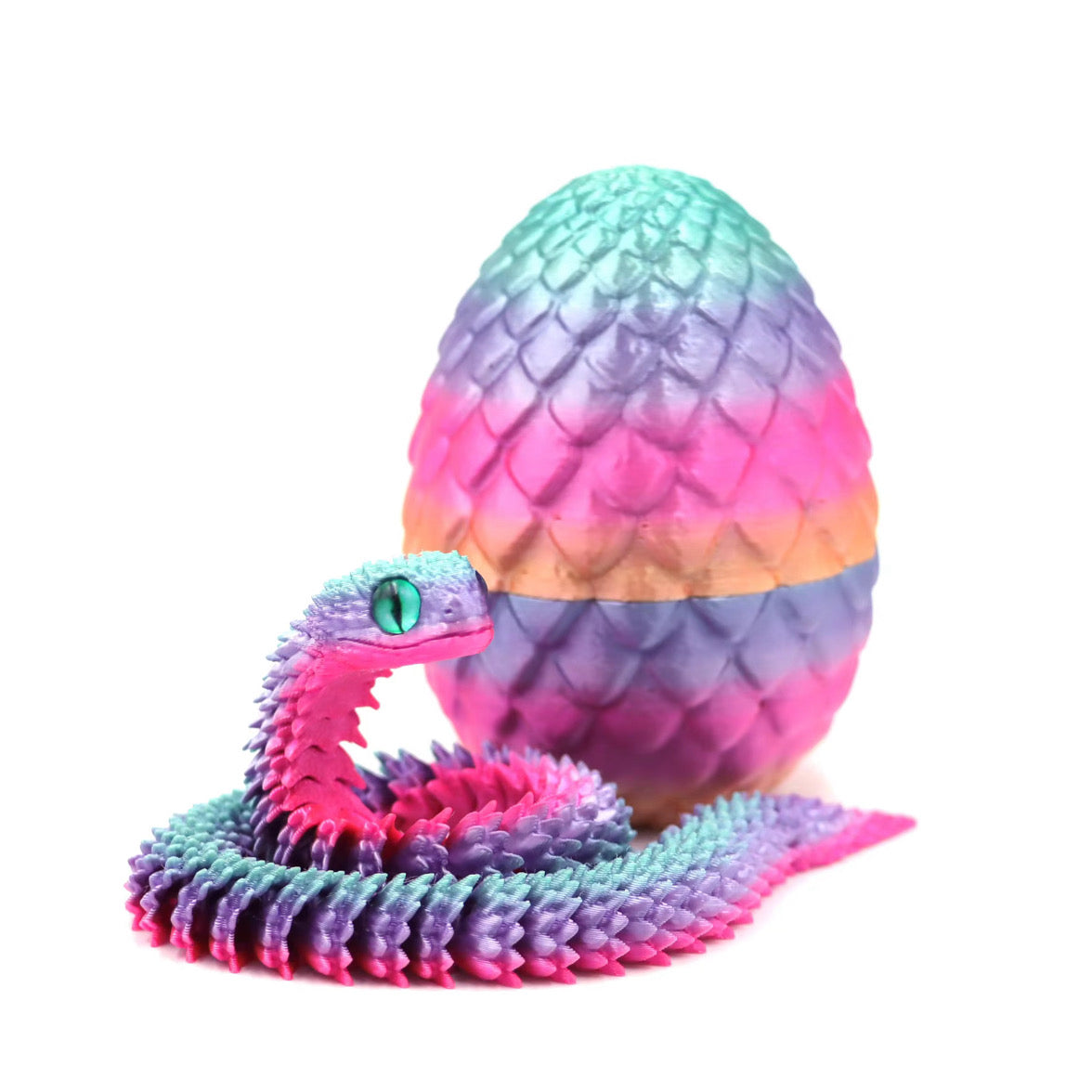 OPEN Lil’ Slither The 3D Printed Snake And Egg