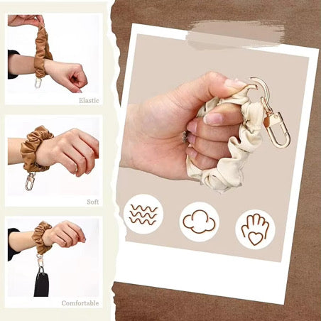 Scrunchie Keychain Wristlet