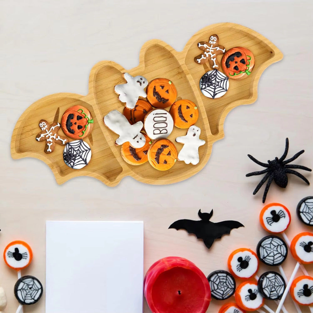 Bats & Bites Halloween Bat Serving Platter