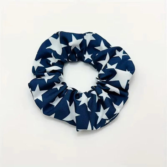 4 Piece Patriotic Scrunchie Set.