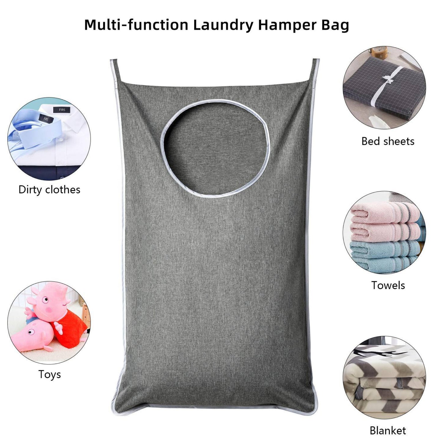 Helpful Hanging Laundry Hamper