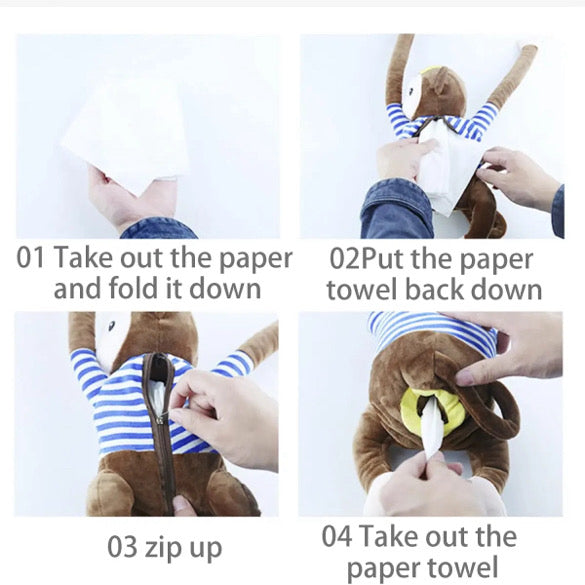 Monkey Business Tissue Holder