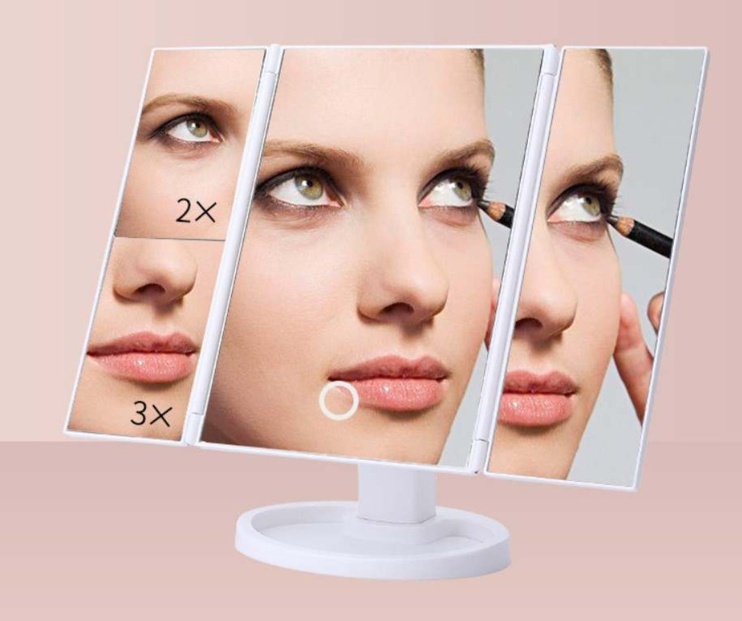 Trifold Vanity Mirror