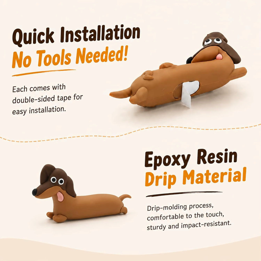 4 Piece Dachshund Friend Set