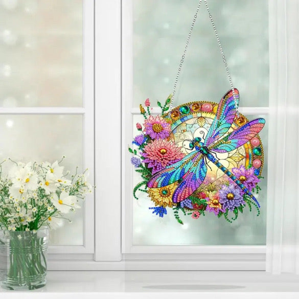Delightful Dragonfly Diamond Accent