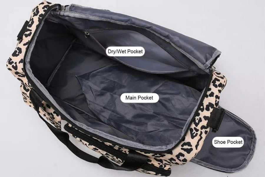 Leopard Duffle Bag