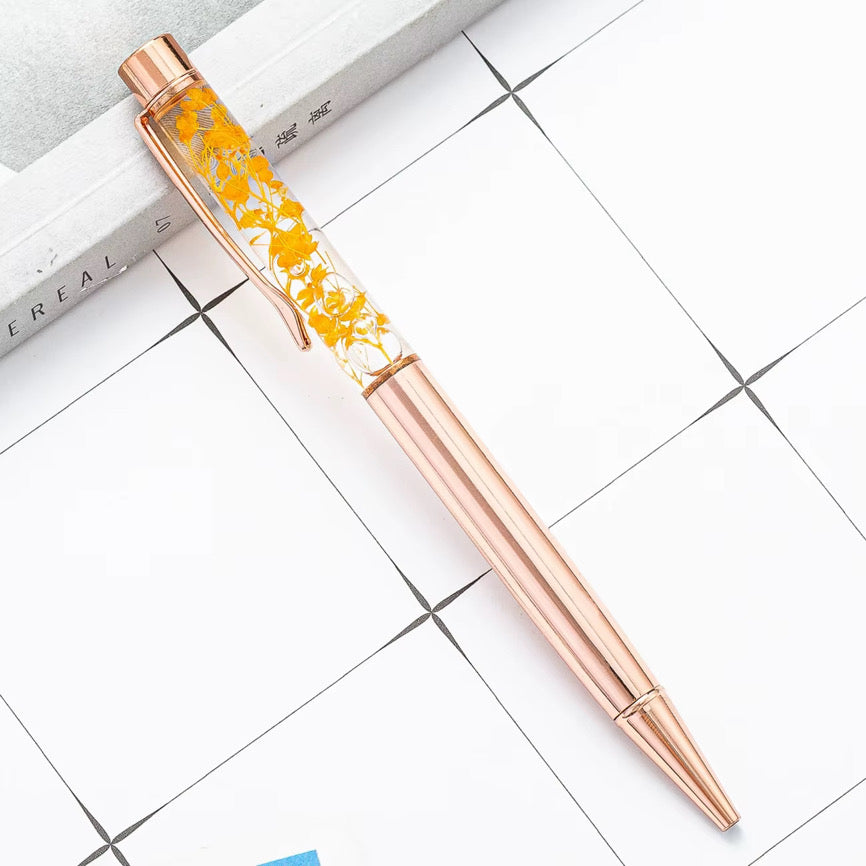 7 Piece Floating Flower Pen Set