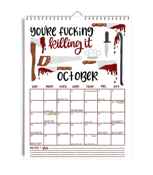Here We Go Again 2025 Calendar