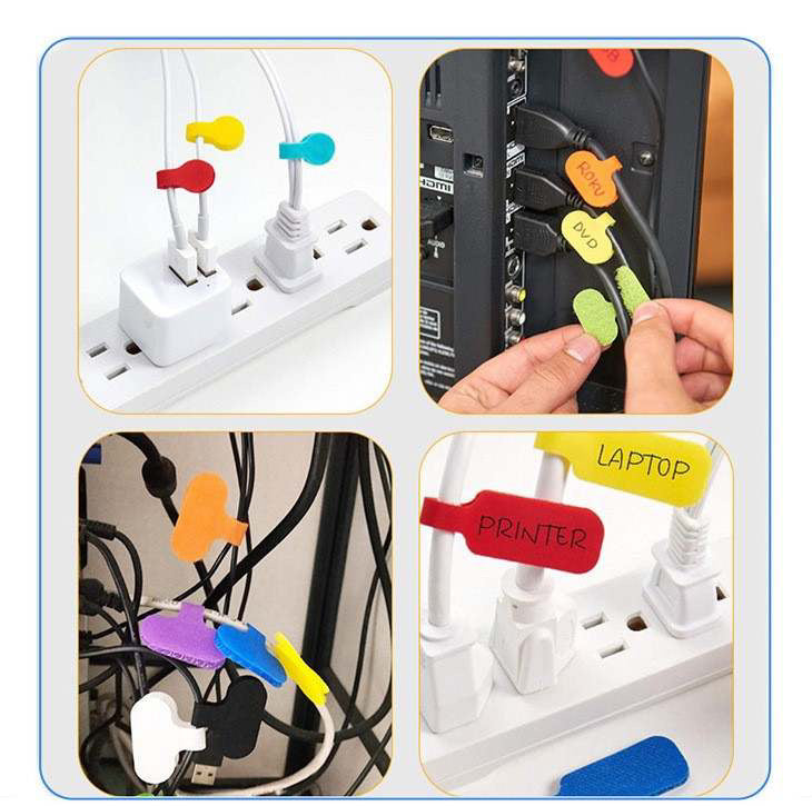 36 Piece Write on Cord Labels