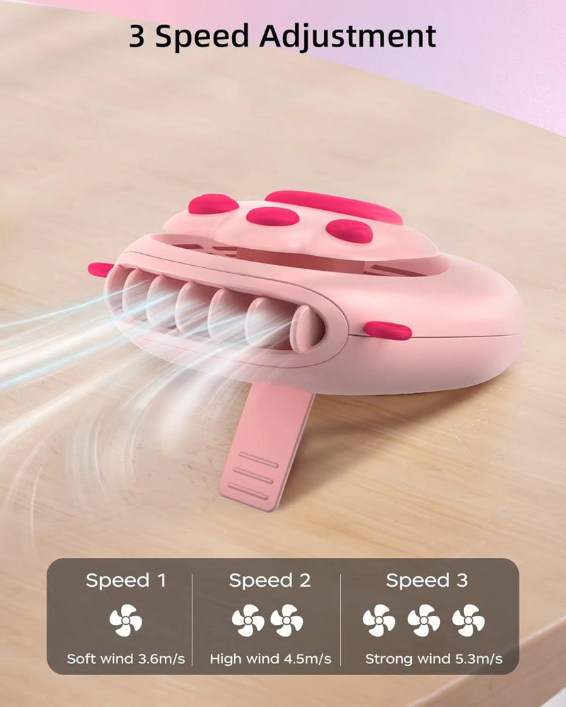 Viral Paw Neck Fan