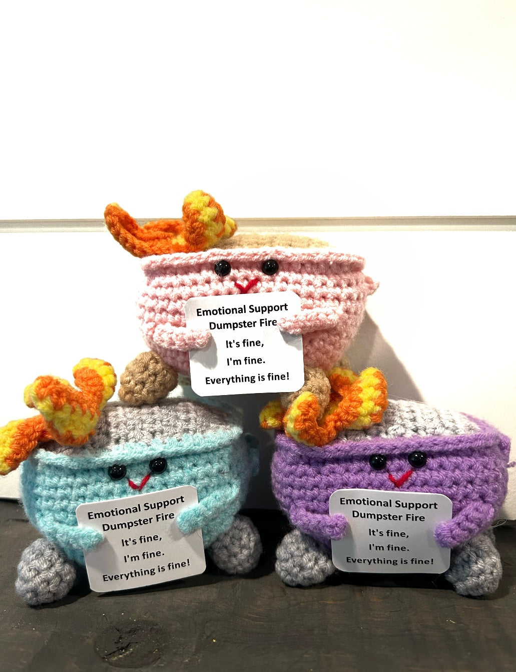 Crochet Dumpster Fire
