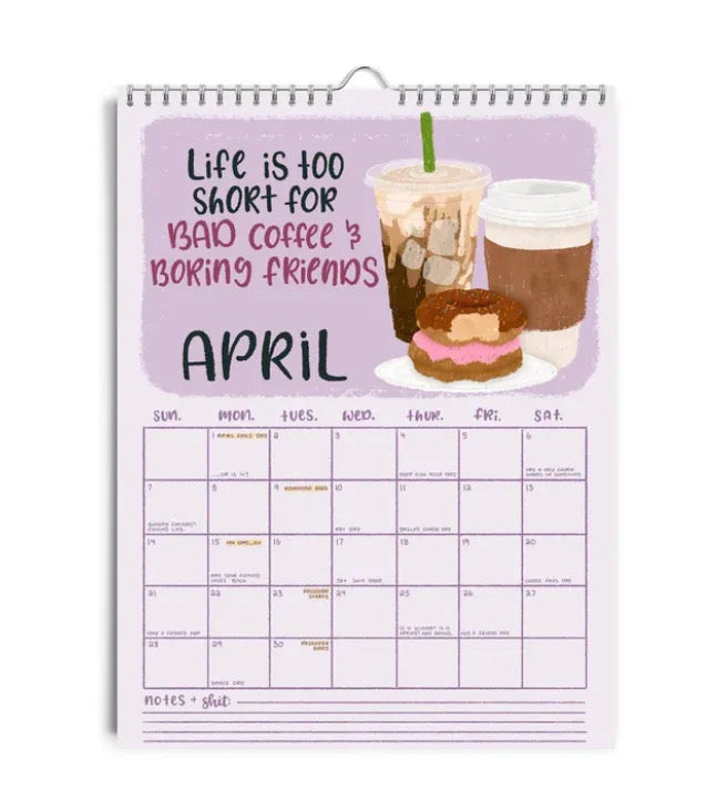 Here We Go Again 2025 Calendar