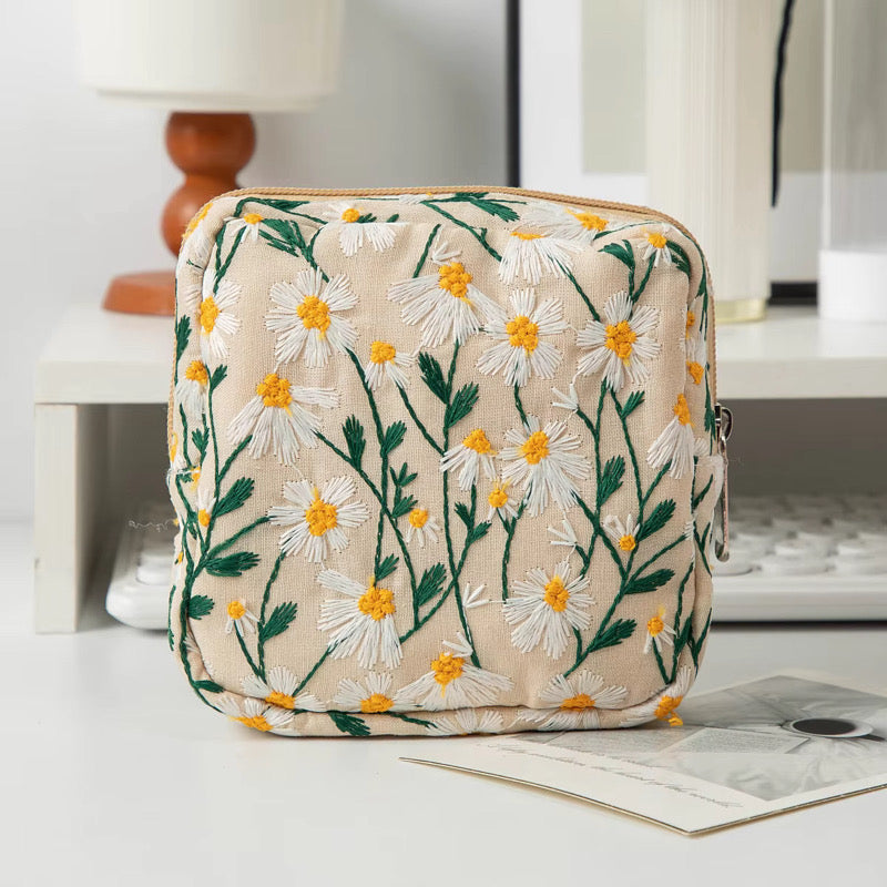 Square Size Cosmetic Pouch