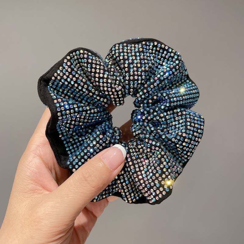 Set of 4 Studded Hair Scrunchie
