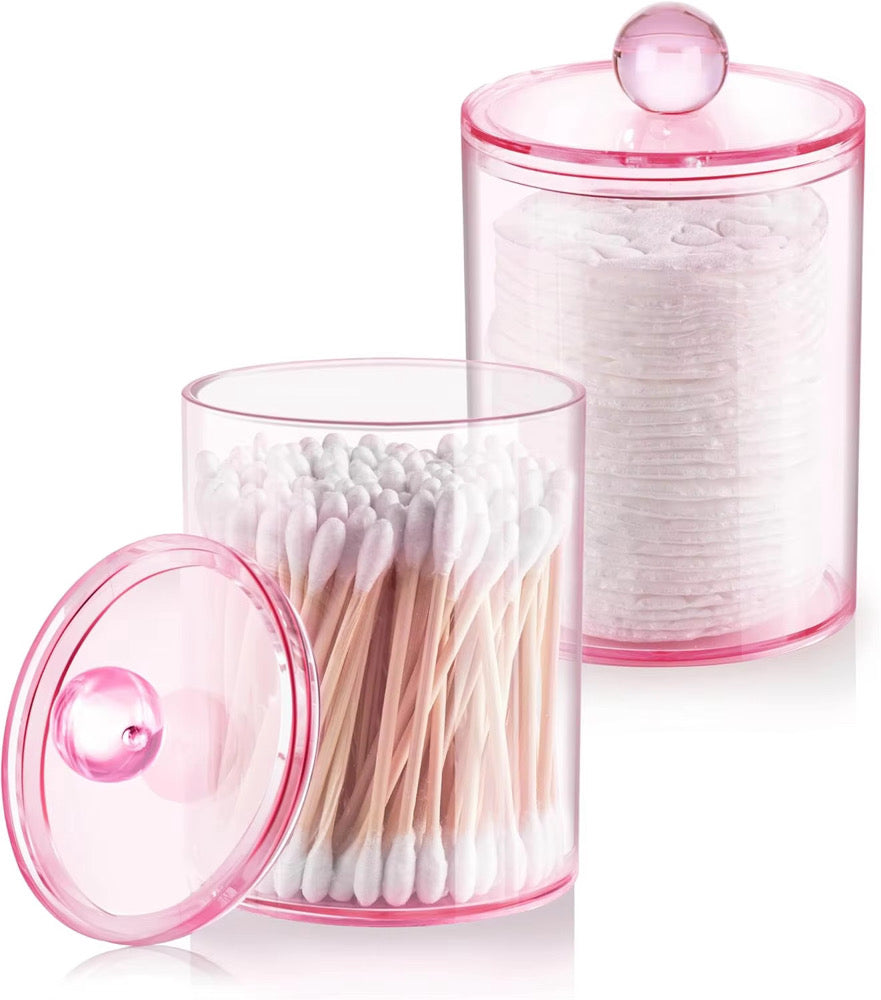 Set of 2 Round Jar Storage