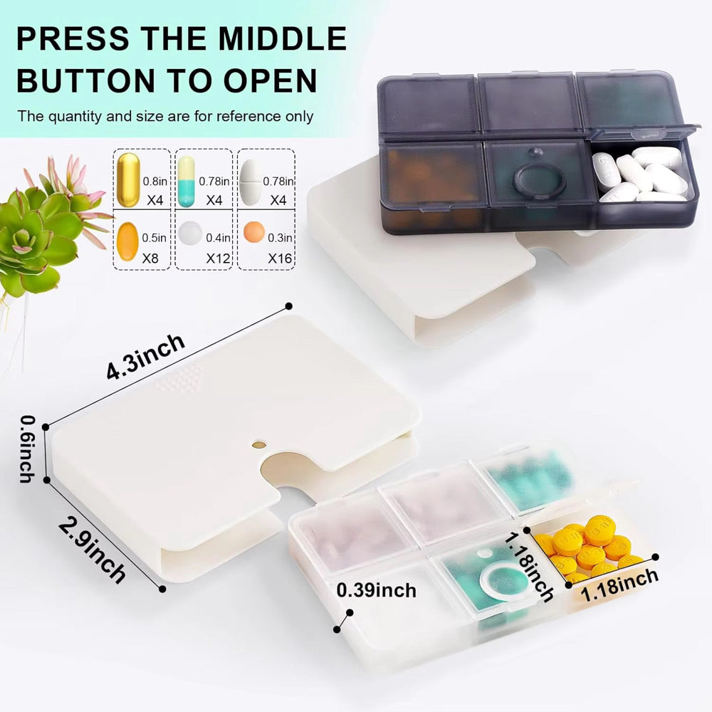 Set of 3 Portabale Pocket Size Medicine Organizer