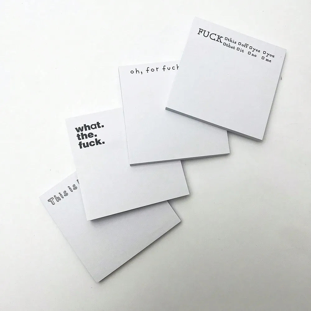 4 Piece Funny Notebook Set