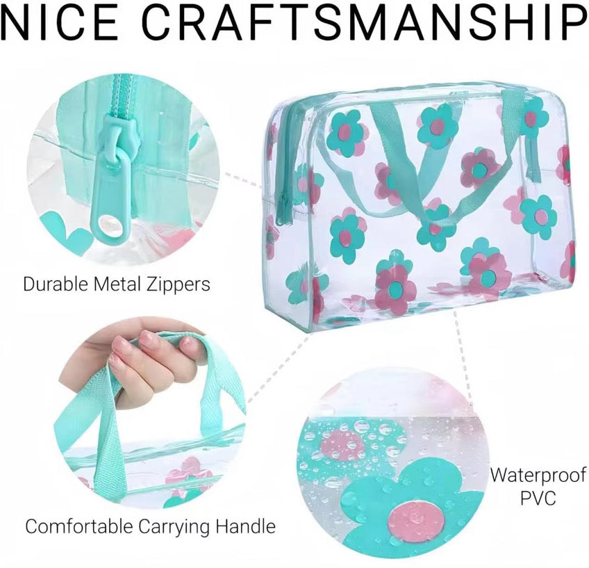 Fond Of Flowers Cosmetic Pouch