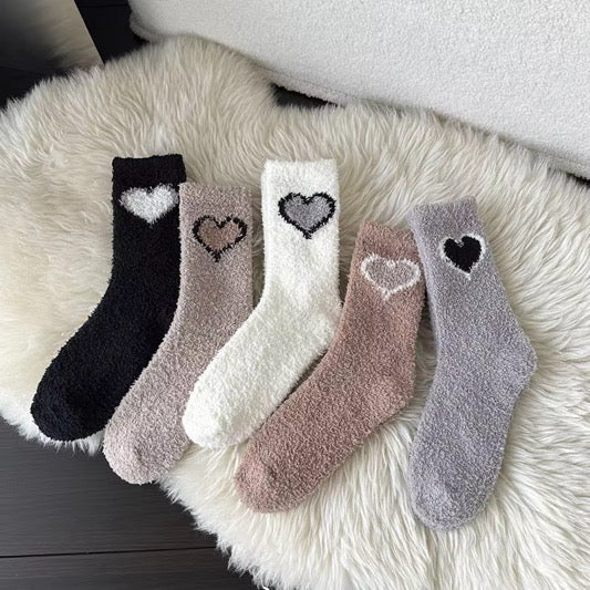Fluffy Love Crew Sock Set