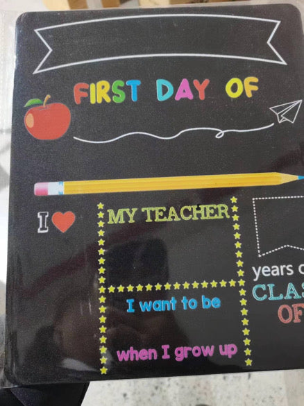 First Day Last Day of School Chalk Boards