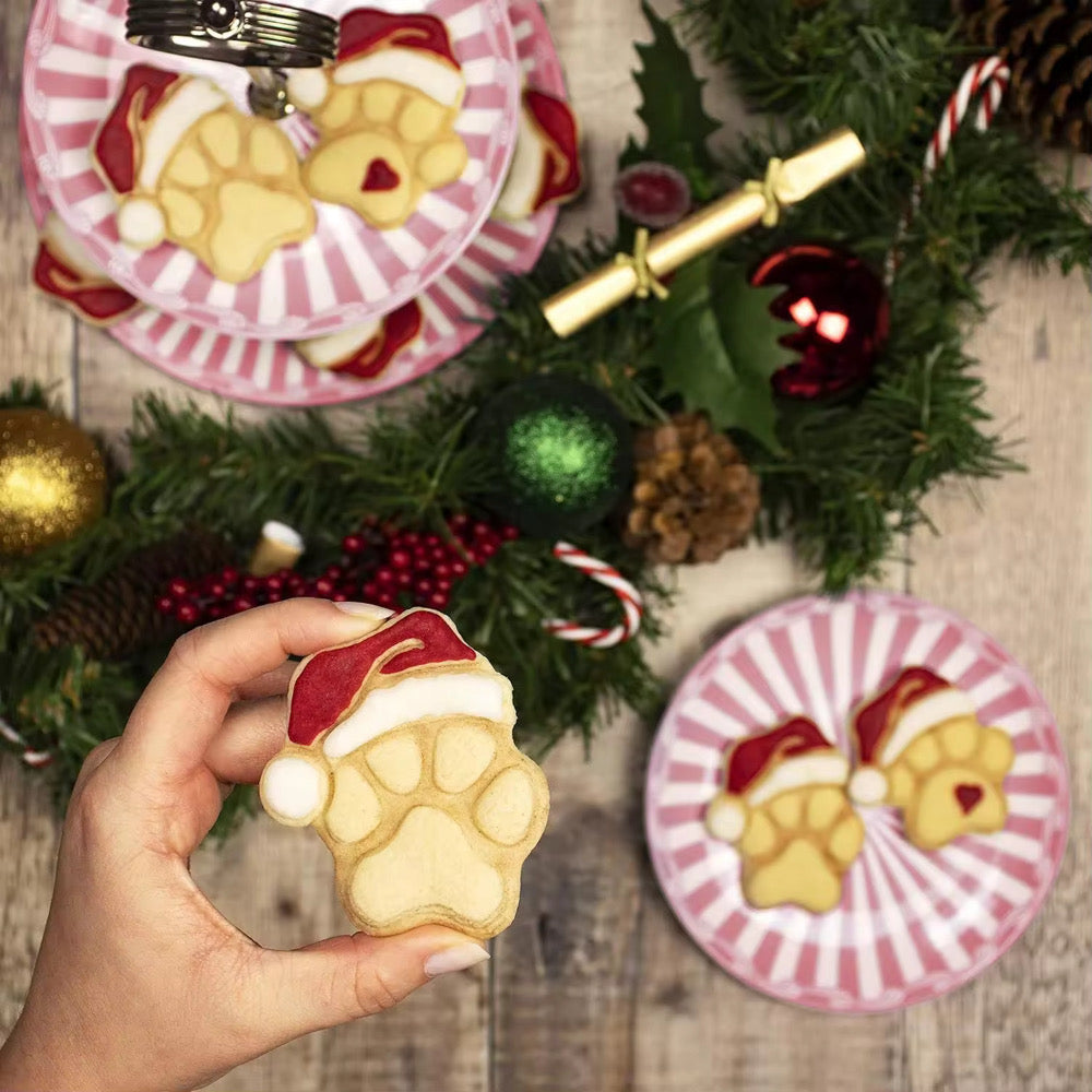 Merry Pawmas Paw Cookie Cutter