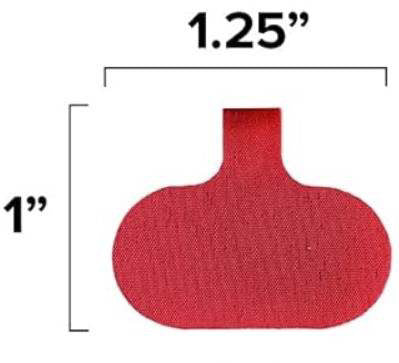 36 Piece Write on Cord Labels