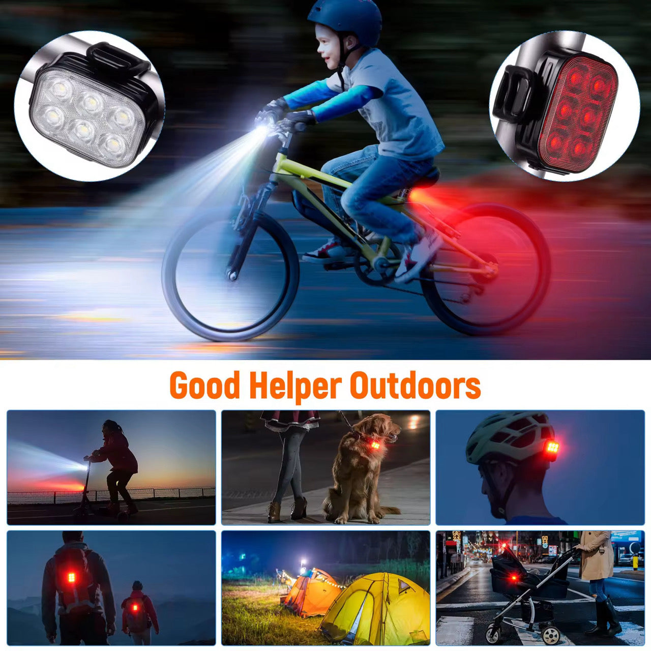 Night Rider Rechargeable Bike Light