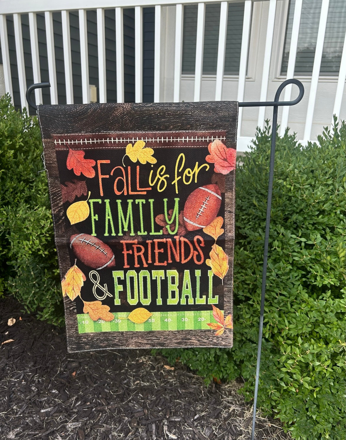 Game Day Football Themed Garden Flags