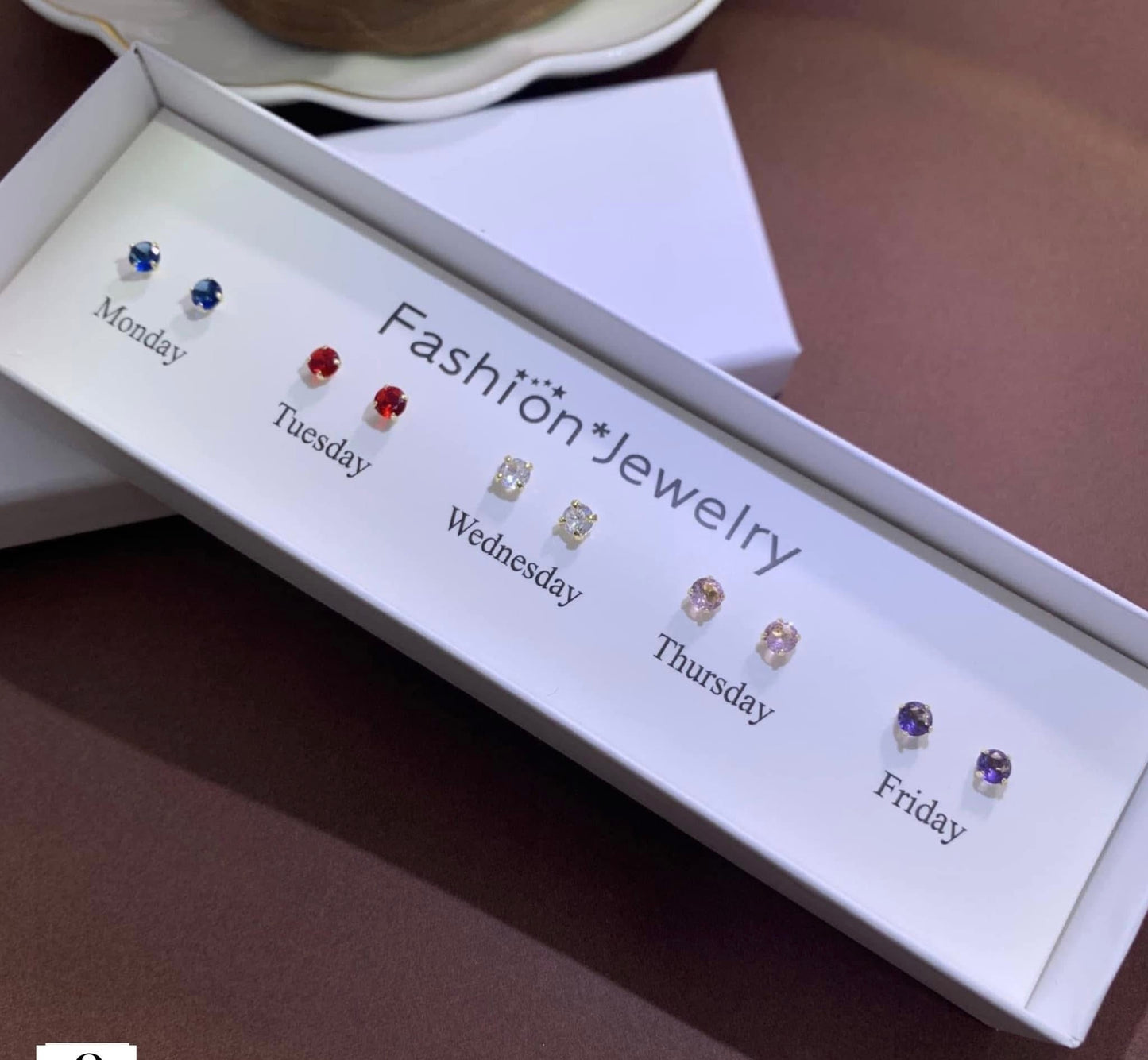Colorful Days of The Week Earrings
