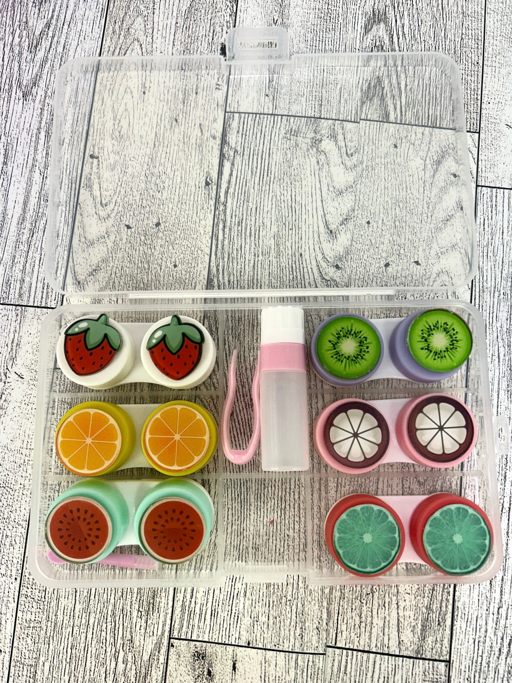 Fruit- Tasic Fruit Themed Contact Case Set